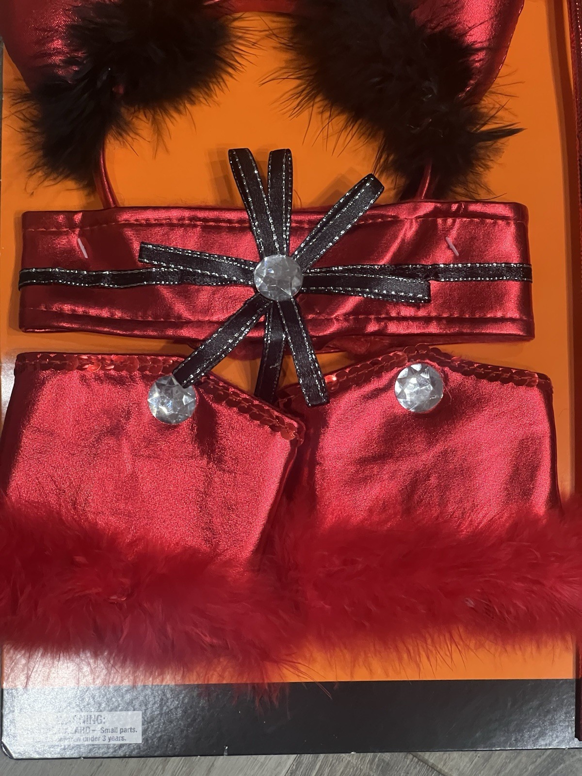 Devil Accessory Set includes Headband, Cuffs, Choker & Wand happy Halloween