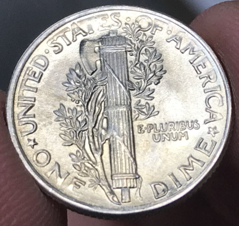 1940 10C Silver Mercury Dime Uncirculated