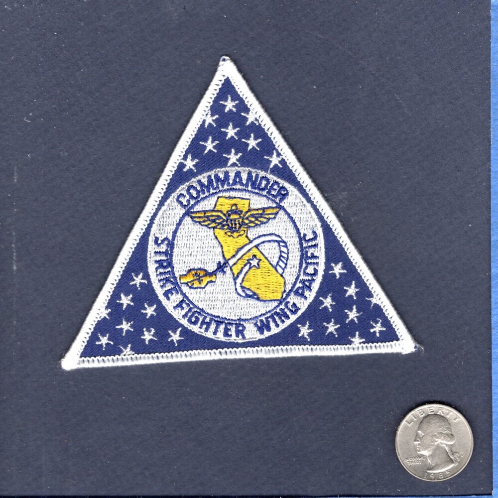 COMMANDER Strike Fighter Wing PACIFIC US NAVY F-18 Hornet Squadron Patch
