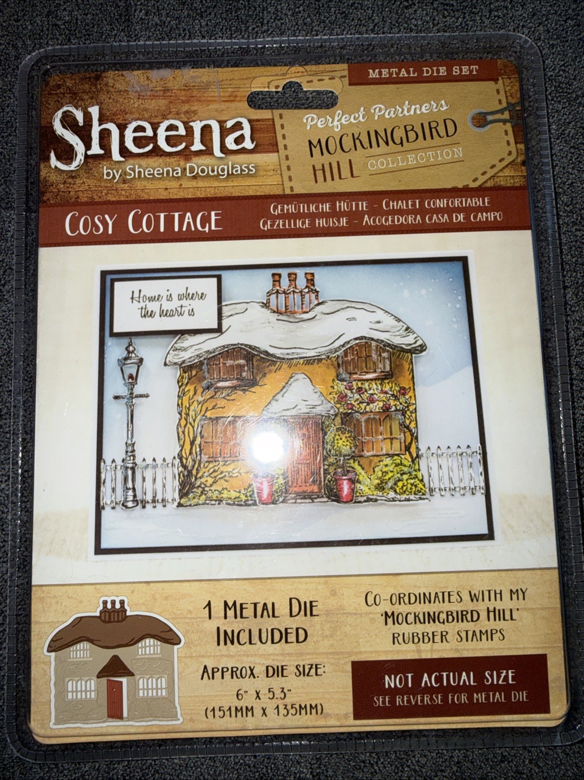 Cosy Cottage Sheena Douglas Cutting Die Crafter's Companion Mockingbird Hill