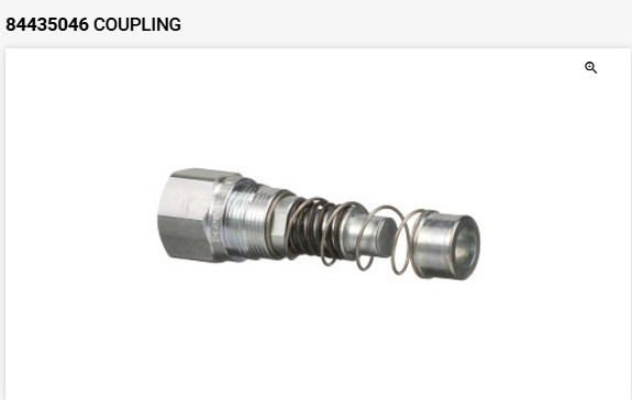 Case IH hydraulic coupler 84435046