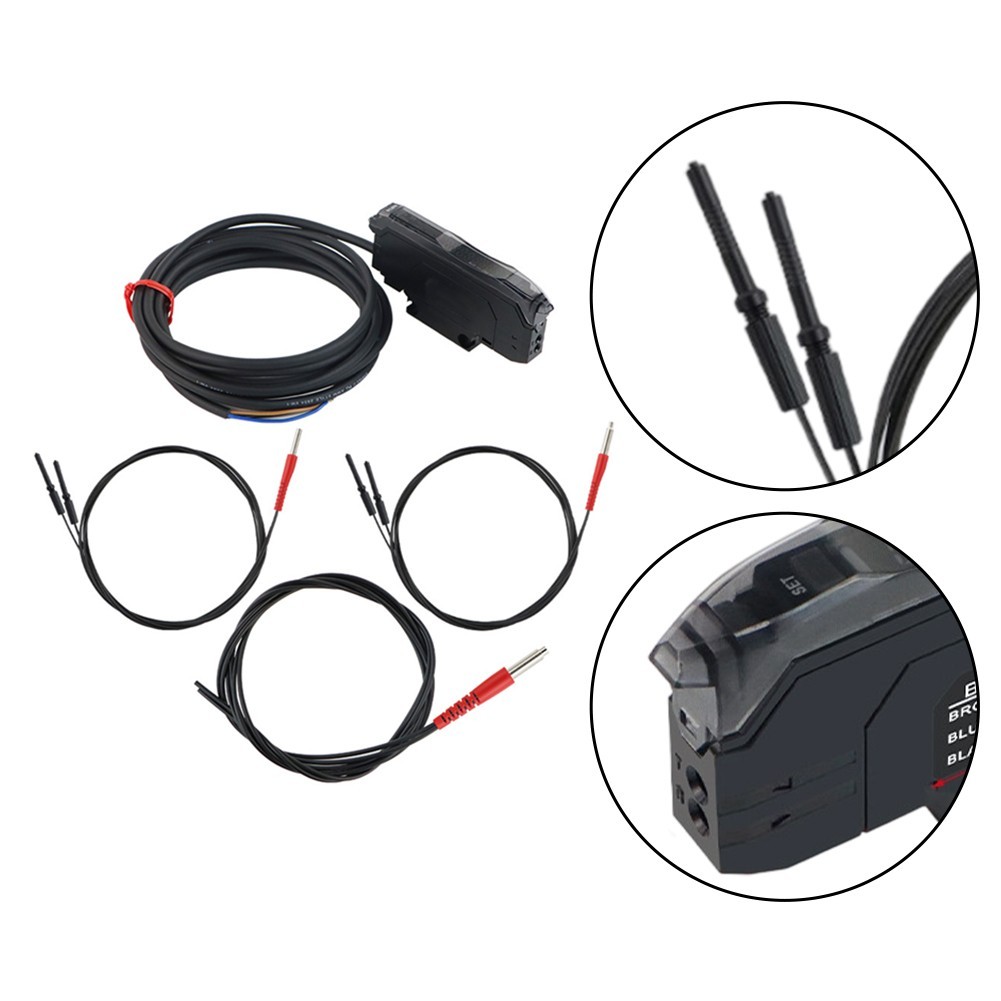 Fast Response Fiber Optic Sensor Probe Stainless Steel for Photoelectric Switch