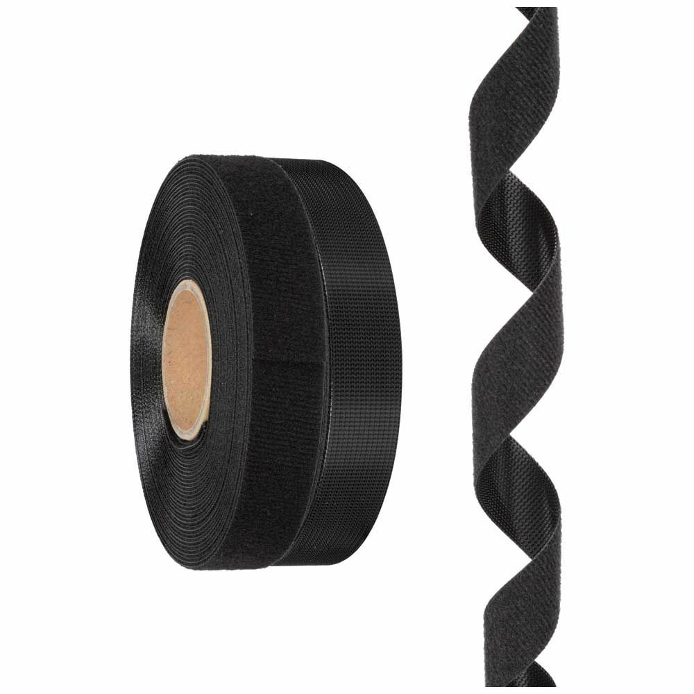 Klein Tools 450-950 Hook and Loop Tape, 3/4-Inch, 25-Foot, Black