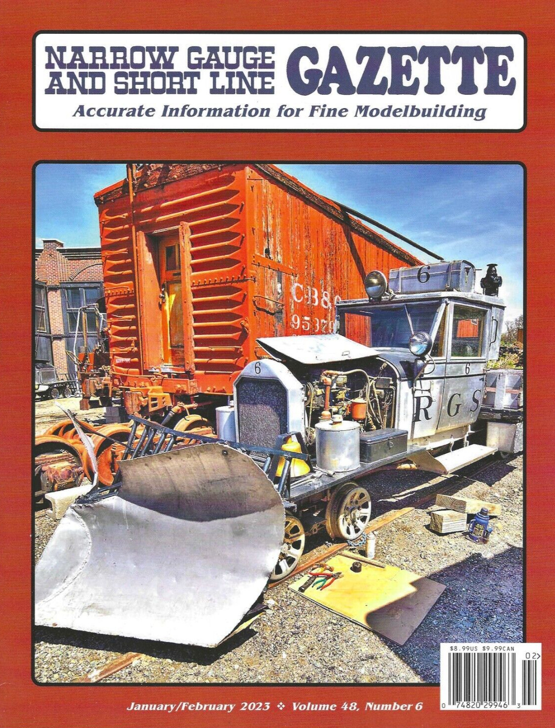 Narrow Gauge and Short Line GAZETTE: Jan - Feb 2023 - (BRAND NEW issue)