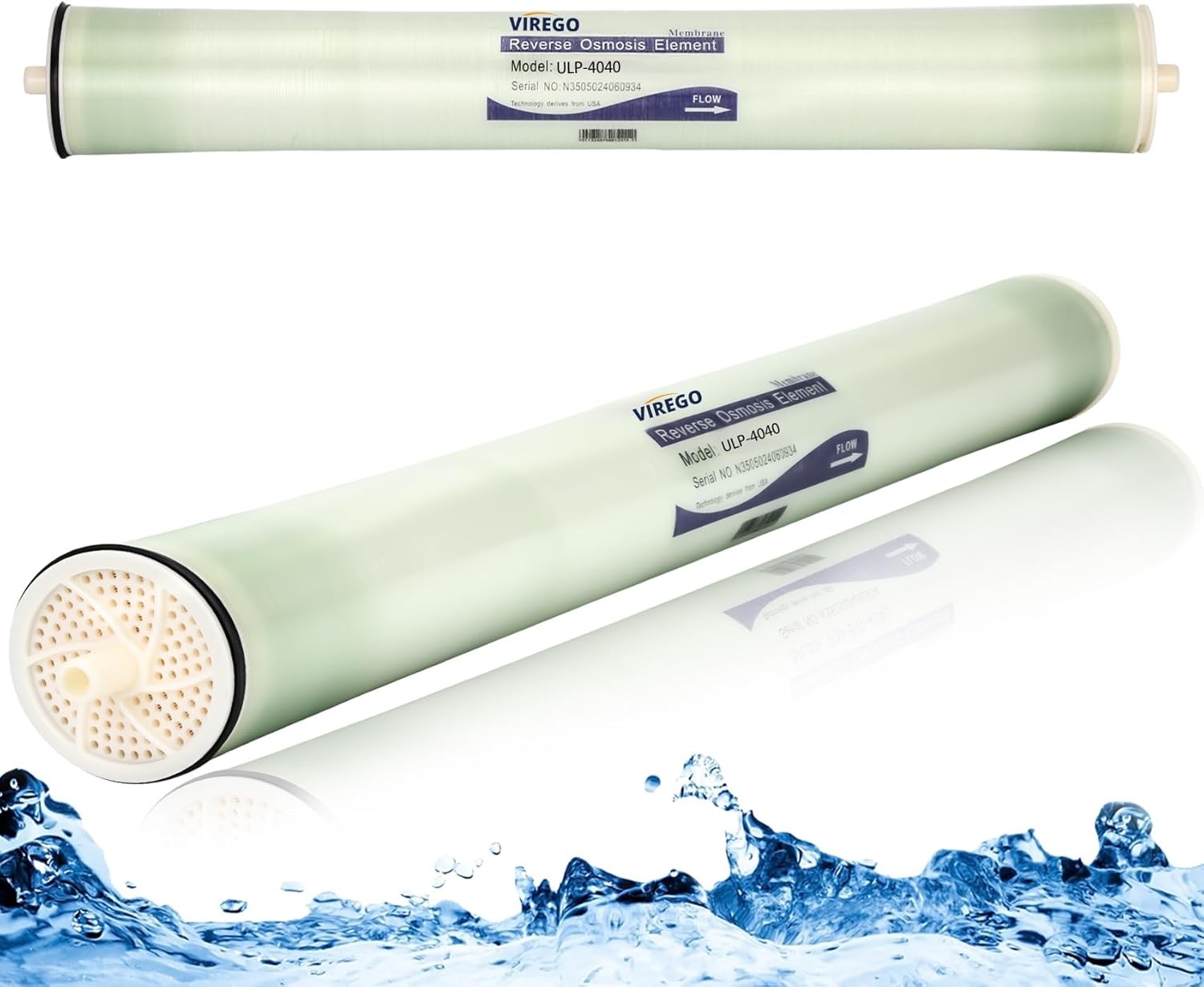 4" x 40" Reverse Osmosis ULP-4040 2400 GPD UWS Commercial RO Membrane US