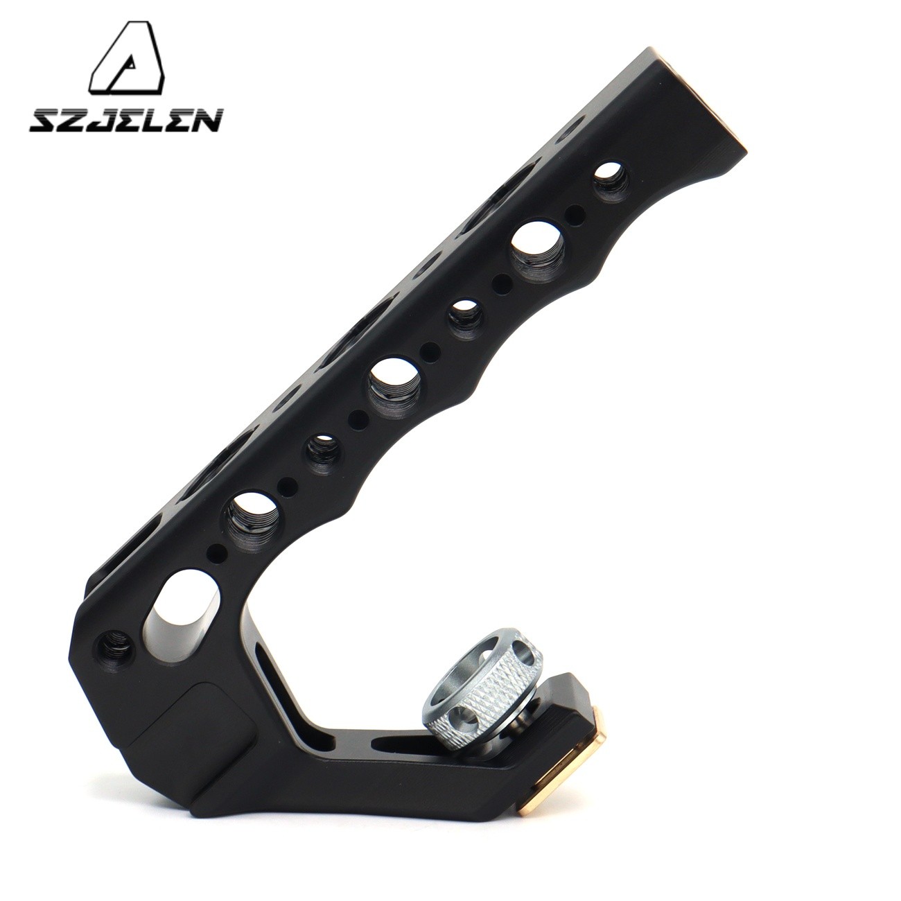 Top Handle Camera Grip wIth Cold Shoe Base for DSLR Camera Cage with 3/8" 1/4"