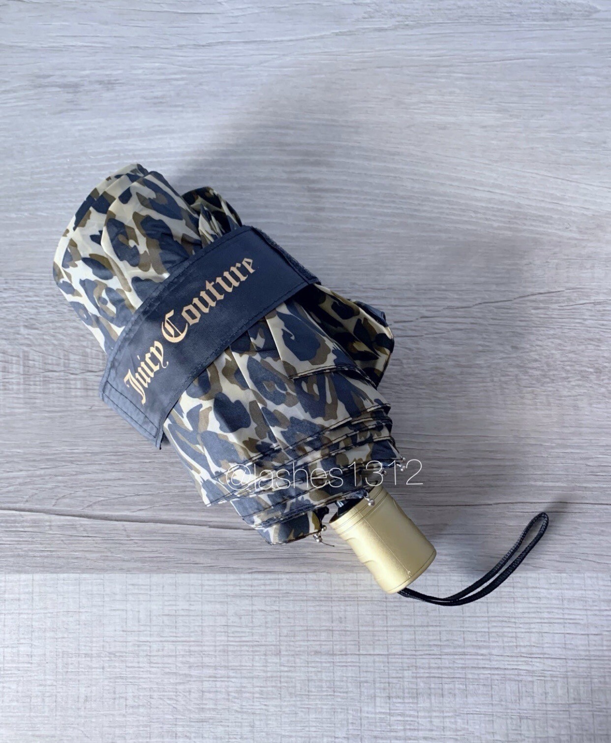 JUCY COUTURE Umbrella Leopard Camouflage Print