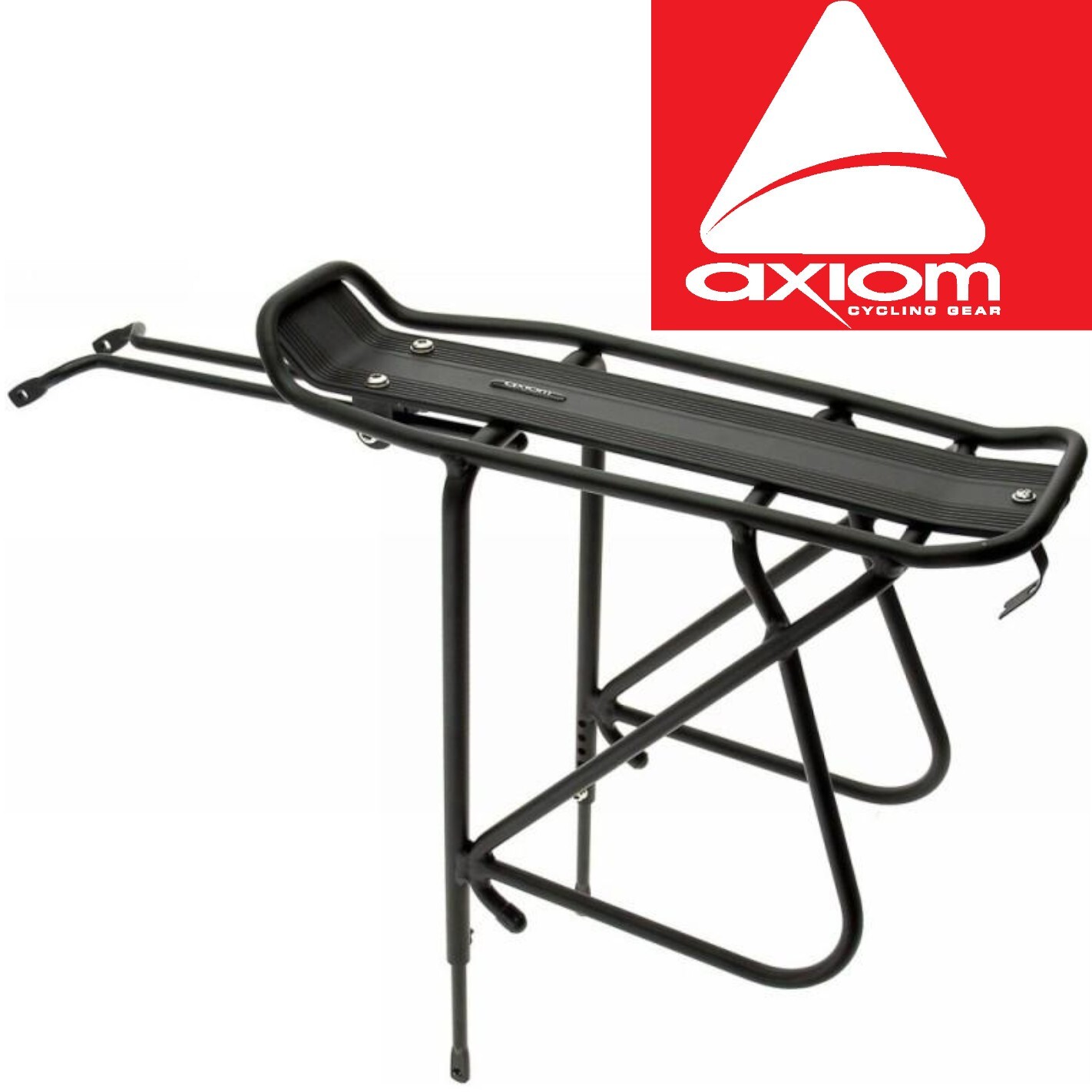 Axiom Journey Adjustable Rear Bike Rack fits 24"- 26"- 700C- 29" Bike Wheel