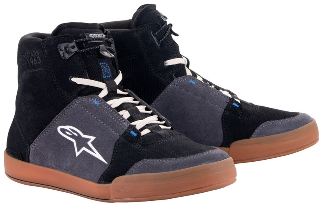 Alpinestars 4160-0030-15 Chrome Riding Shoes 12 Black
