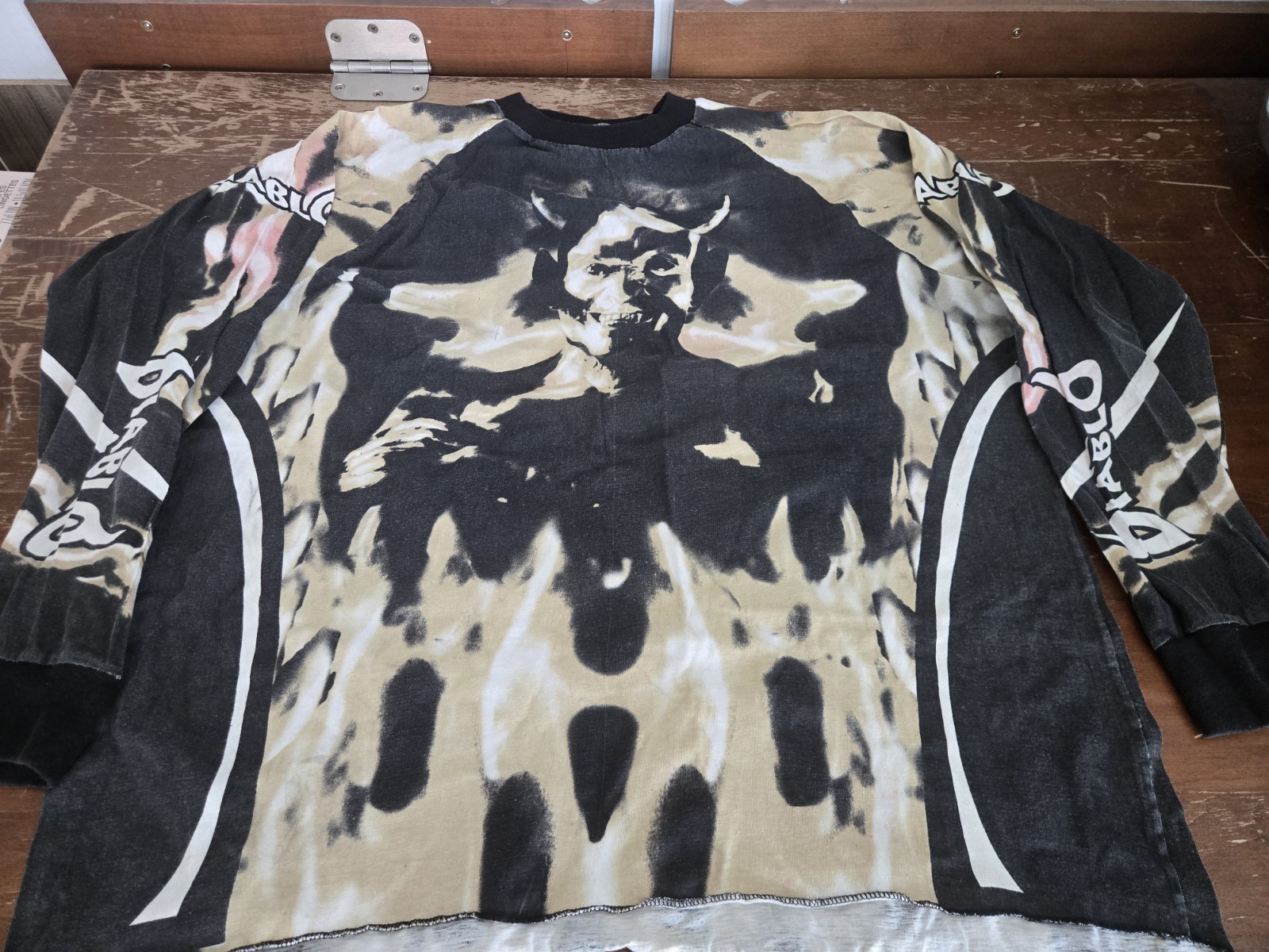Vintage Diablo Paintball Jersey Size Medium