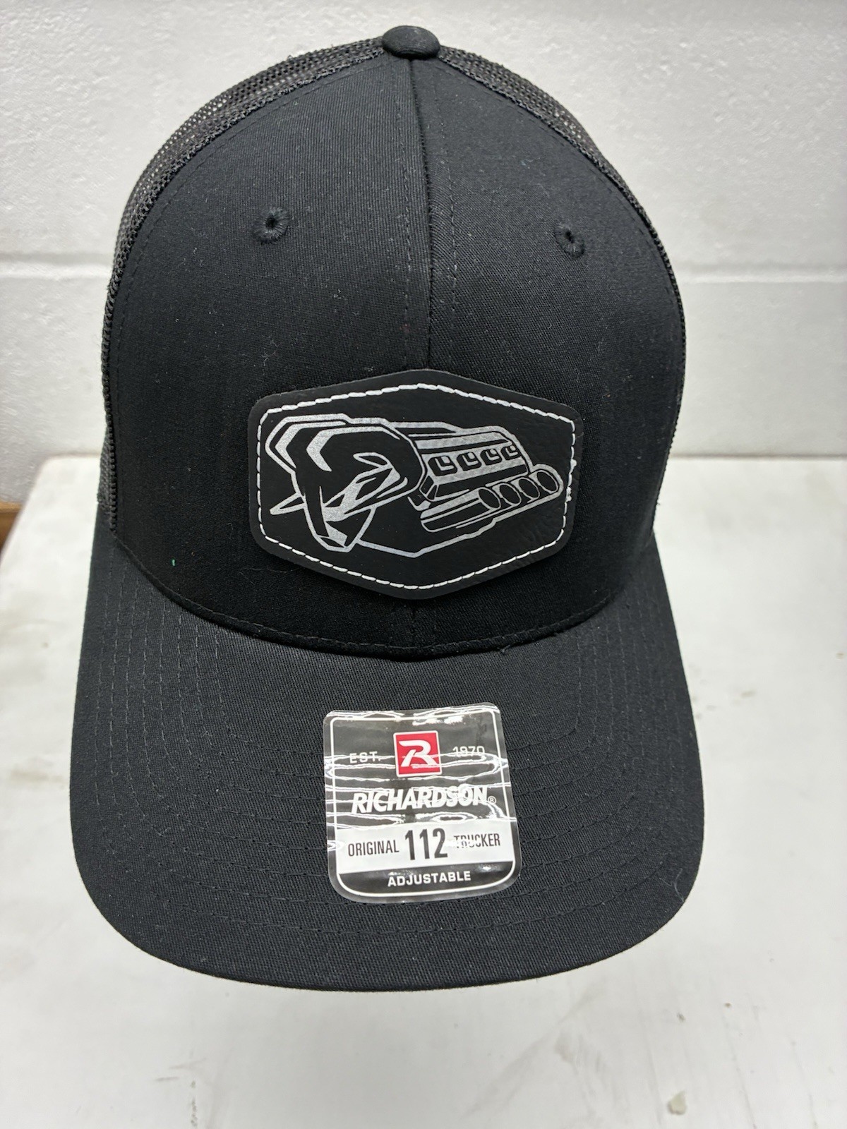 HEMI BLACK PATCH TRUCKER HAT