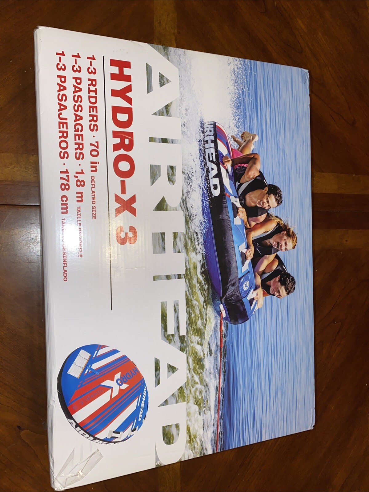 Airhead Hydro X3 3 Person Towable Tube, WMT-322