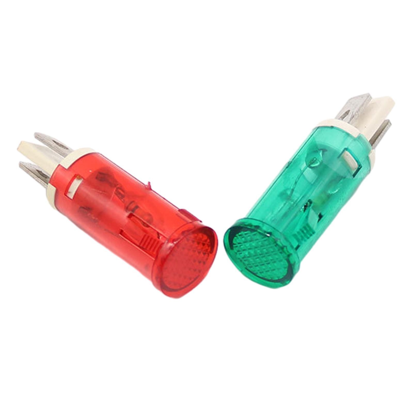 220V Indicator Light Signal Lamp MDX-14A Compact for Refrigerators Electric