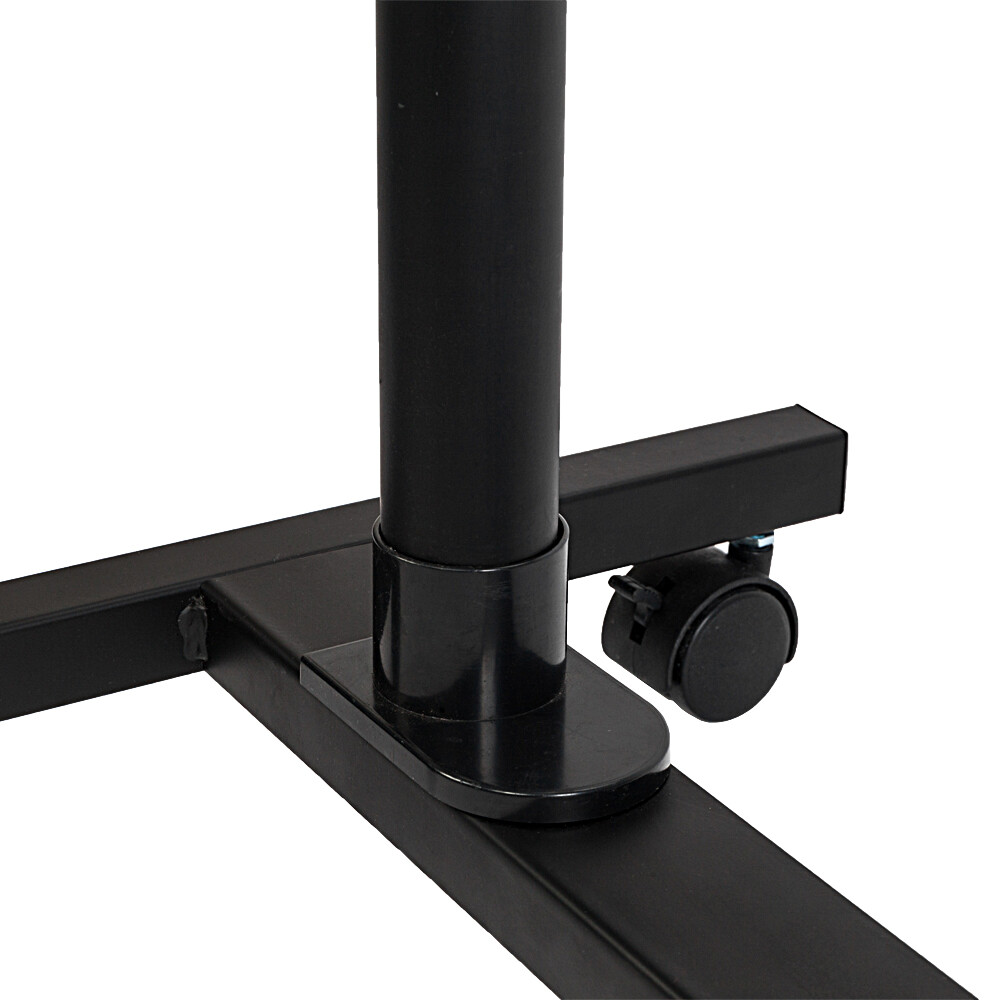 Height Angle Adjustable Overbed Rolling Table Over Bed Laptop Computer Desk NEW