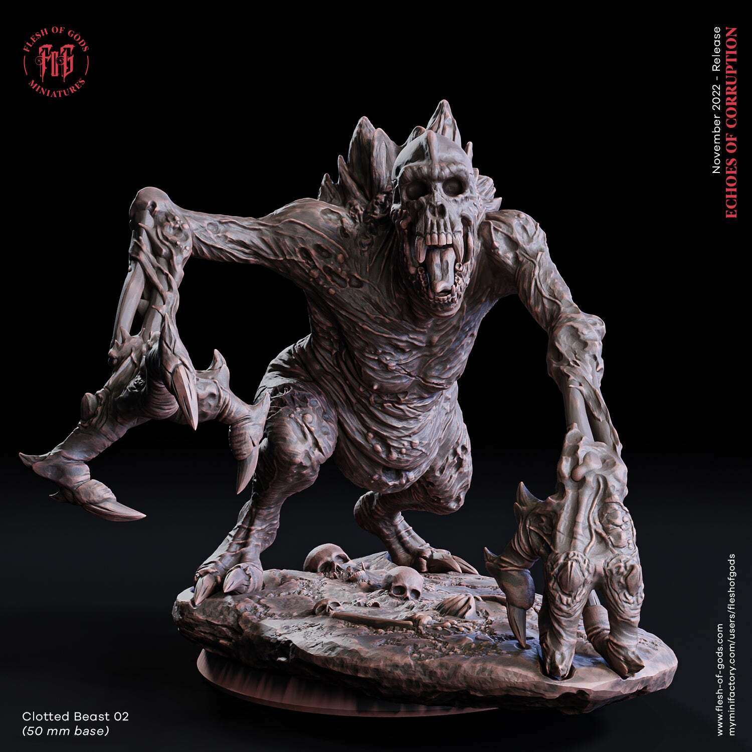 Clotted Beast 2 - Echoes of Corruption - Flesh of Gods - Wargaming D&D DnD