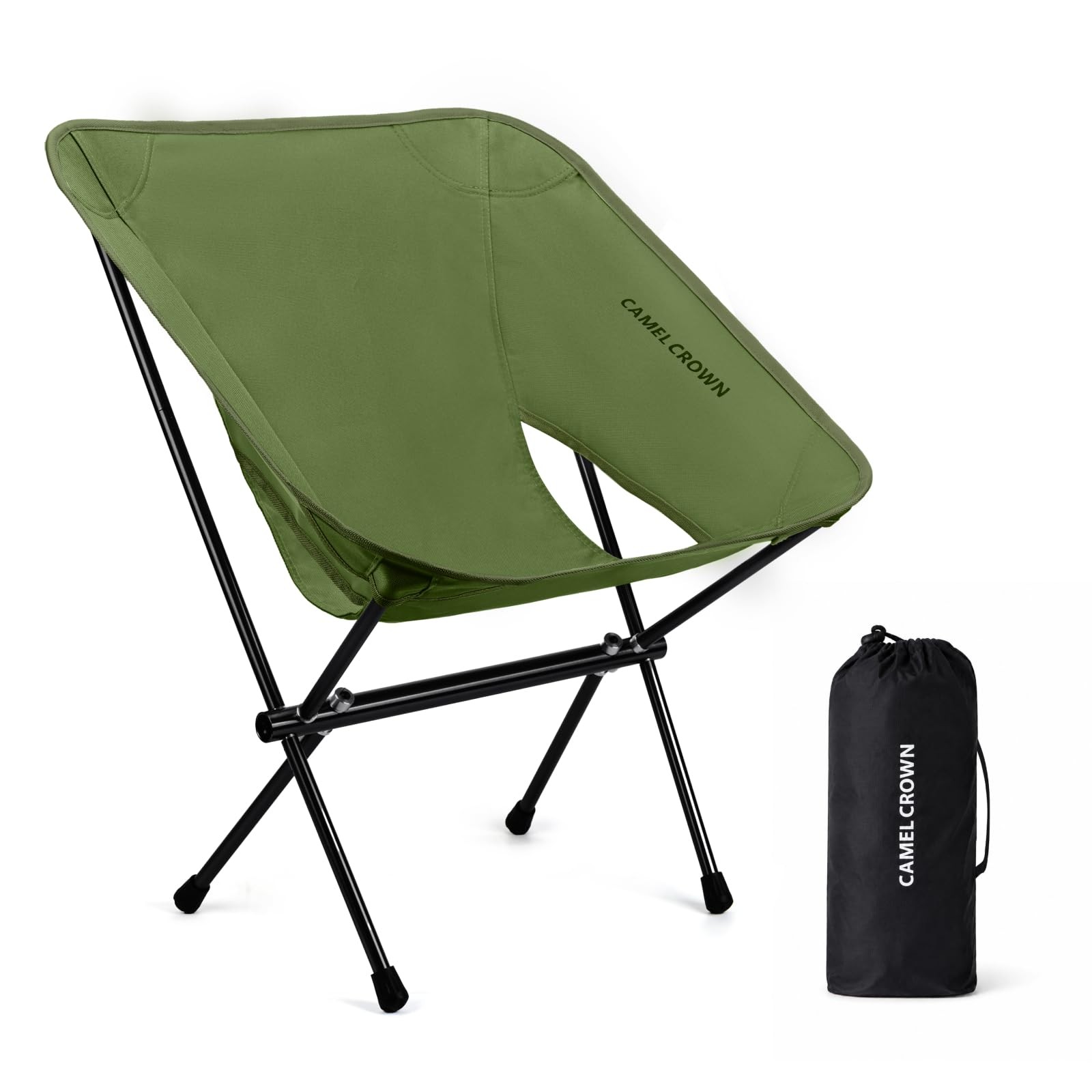 Lightweight Camping Chair, Portable Aluminum Folding Chair with Detachable Wa...