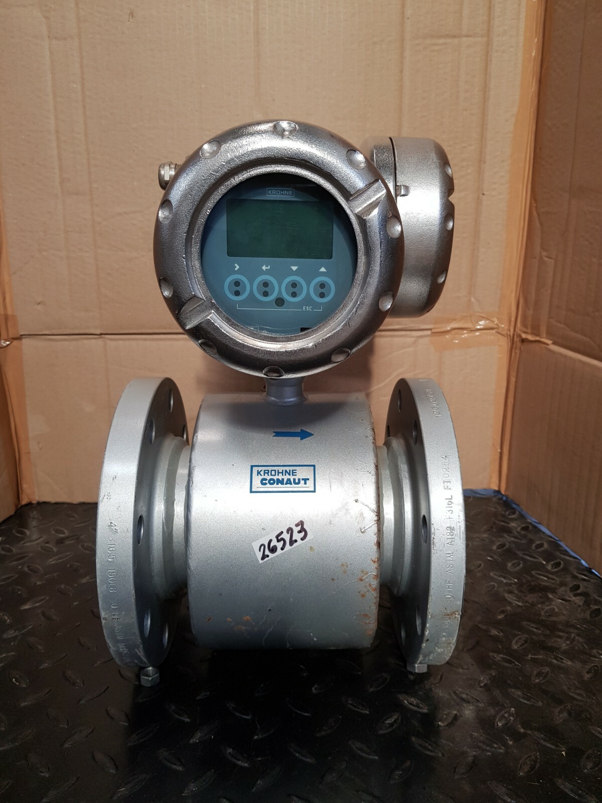 KROHNE CONAUT OPTIFLUX KC4300 C/6 EEX Measuring System Flowmeter