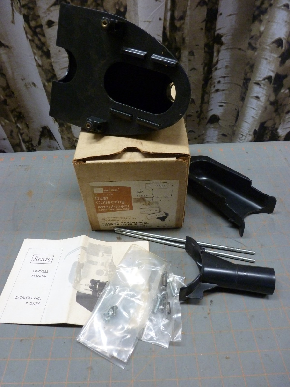 VTG Sears Craftsman Router Dust Collector 9-25185 for 2506, 2507, 1737, 1738