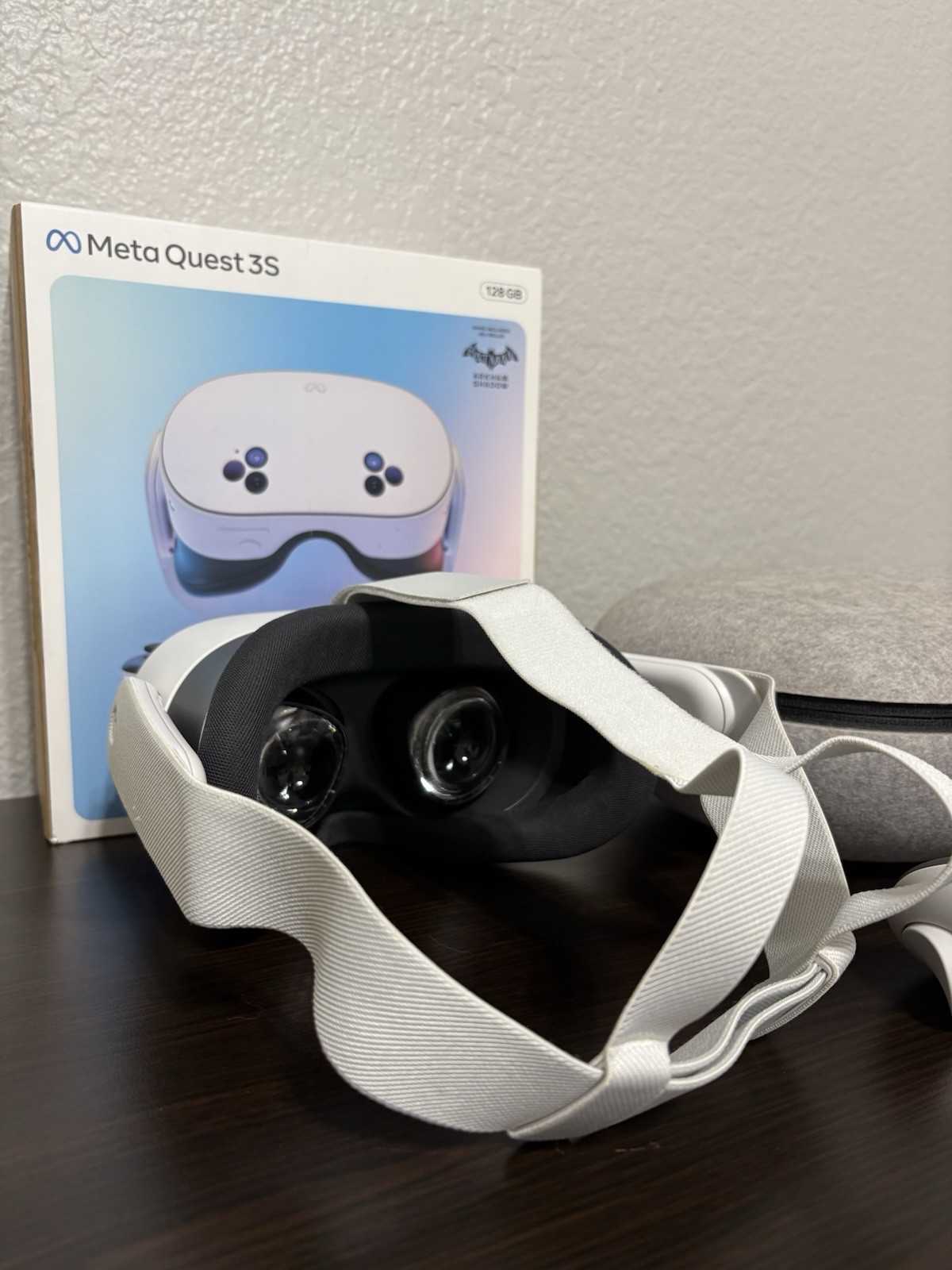Meta Quest 3S 128GB VR Headset w/ Controllers, Carrying Case & Box