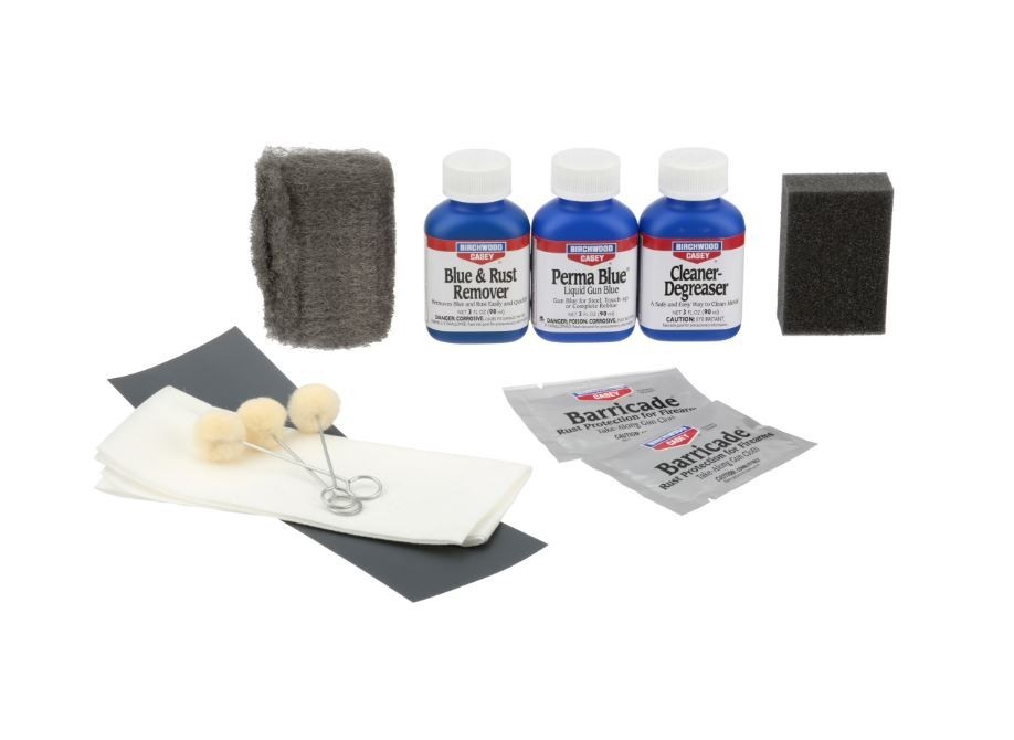 Birchwood Casey Perma Blue Liquid Gun Blue Finishing All-Inclusive Easy-Use Kit