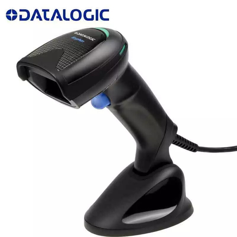 New Gryphon GD4590-BK-B 1D 2D Handheld Barcode Scanner Reader With Base 1 SET