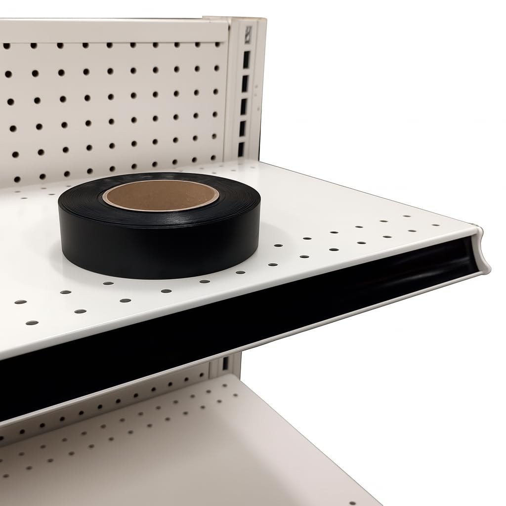 FIXTURES DIRECT Decorative Gondola Shelving Vinyl Insert for Ticket Channel 1...