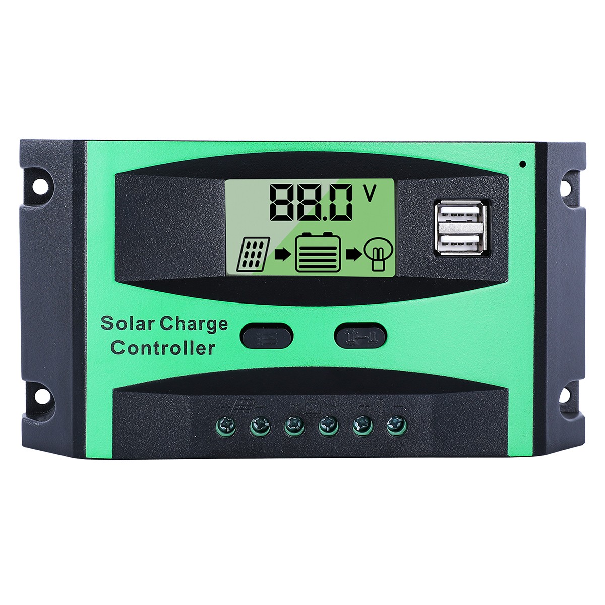 30A Solar Charge Controller Tools 12V/24V Auto Battery PV Regulator US Stock