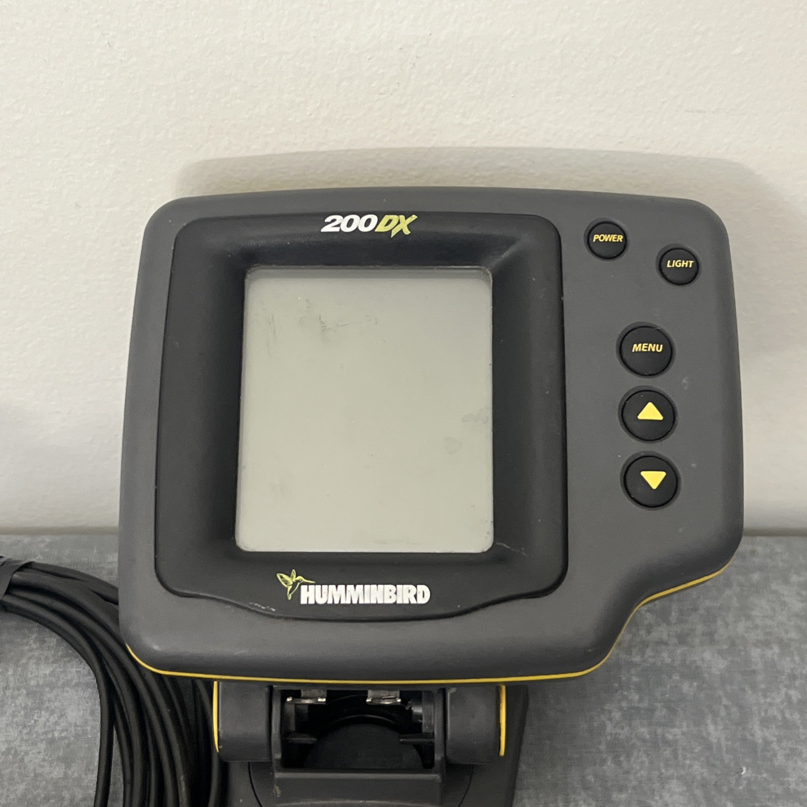 Humminbird 200DX Fish Finder With Mount & Cables Untested