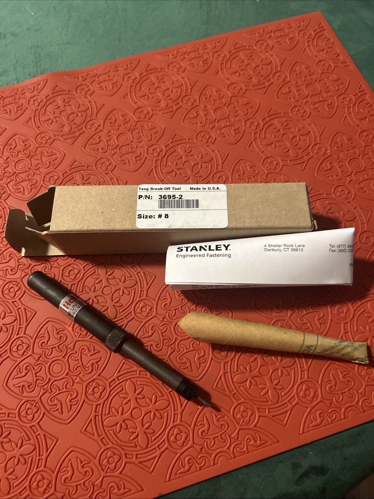 Heli-Coil 3695-2 Tang Break-Off Tool for #8-32 and #8-36 (I1)