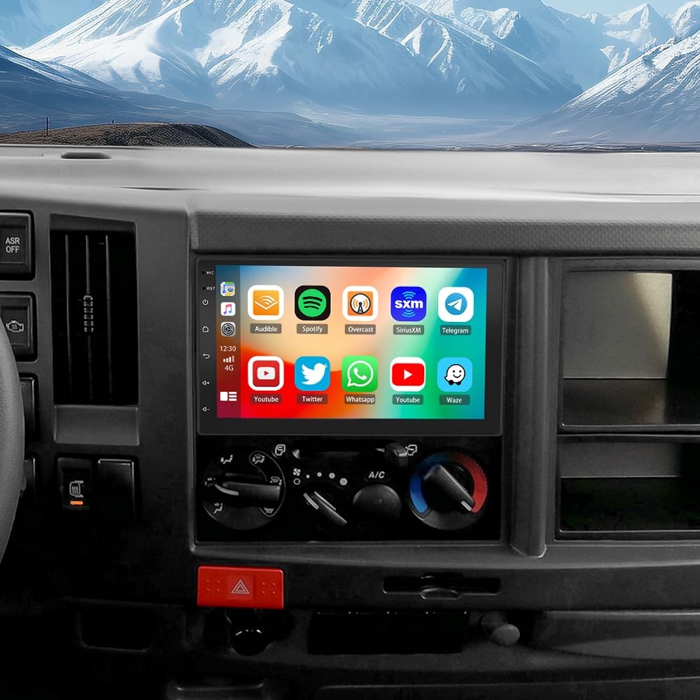 Vorally Android 14 4+64GB Car Stereo Radio for Isuzu N Series NNR/NPR/NPS/NQR...
