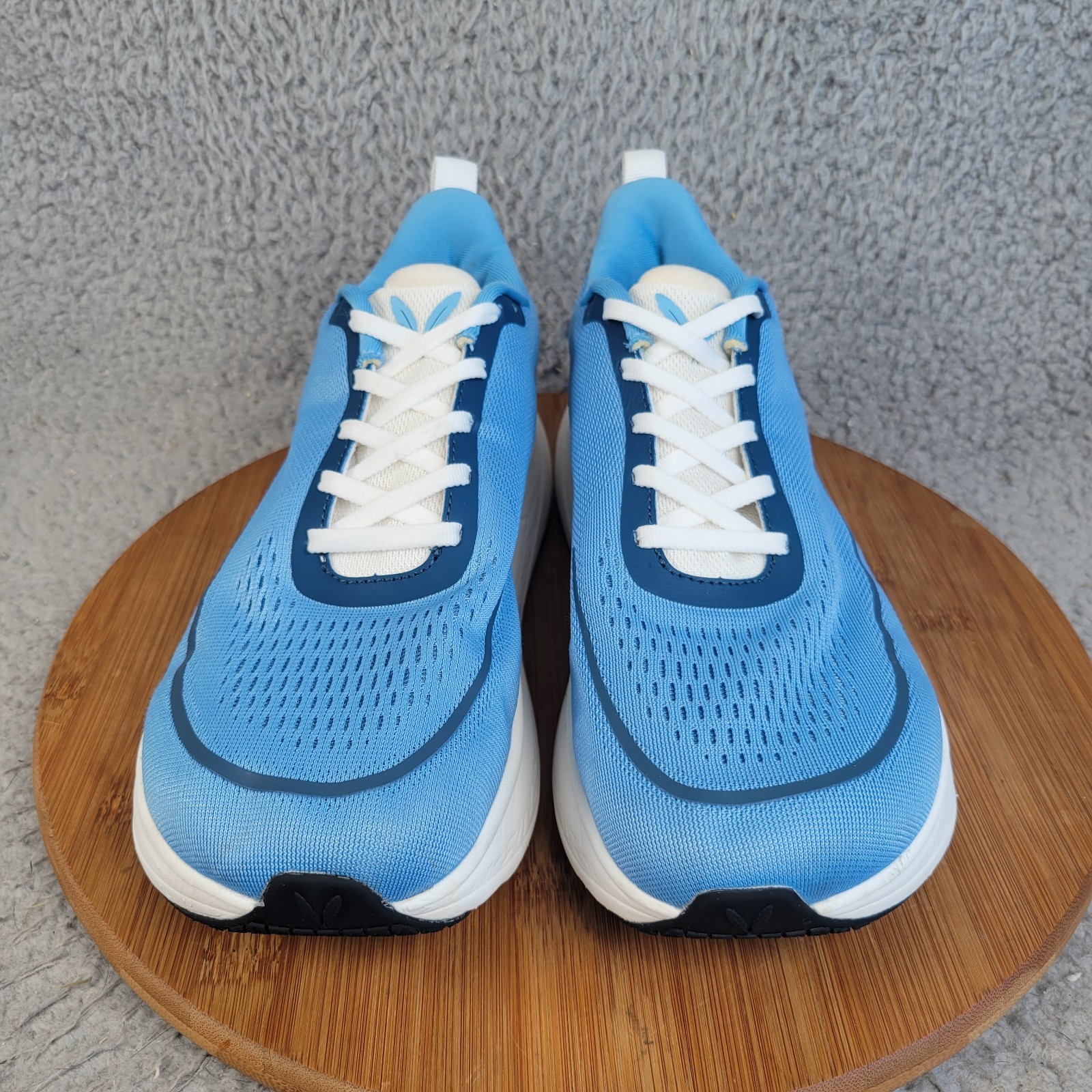 Veloci Ascent Shoes Womens 8 Blue White Running Lace Up Sneakers 10 mm Drop