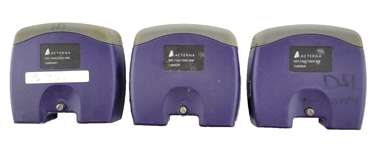 LOT OF 3 - JDSU ACTERNA HST-2500/3000 SIM CUADSLR MODULE