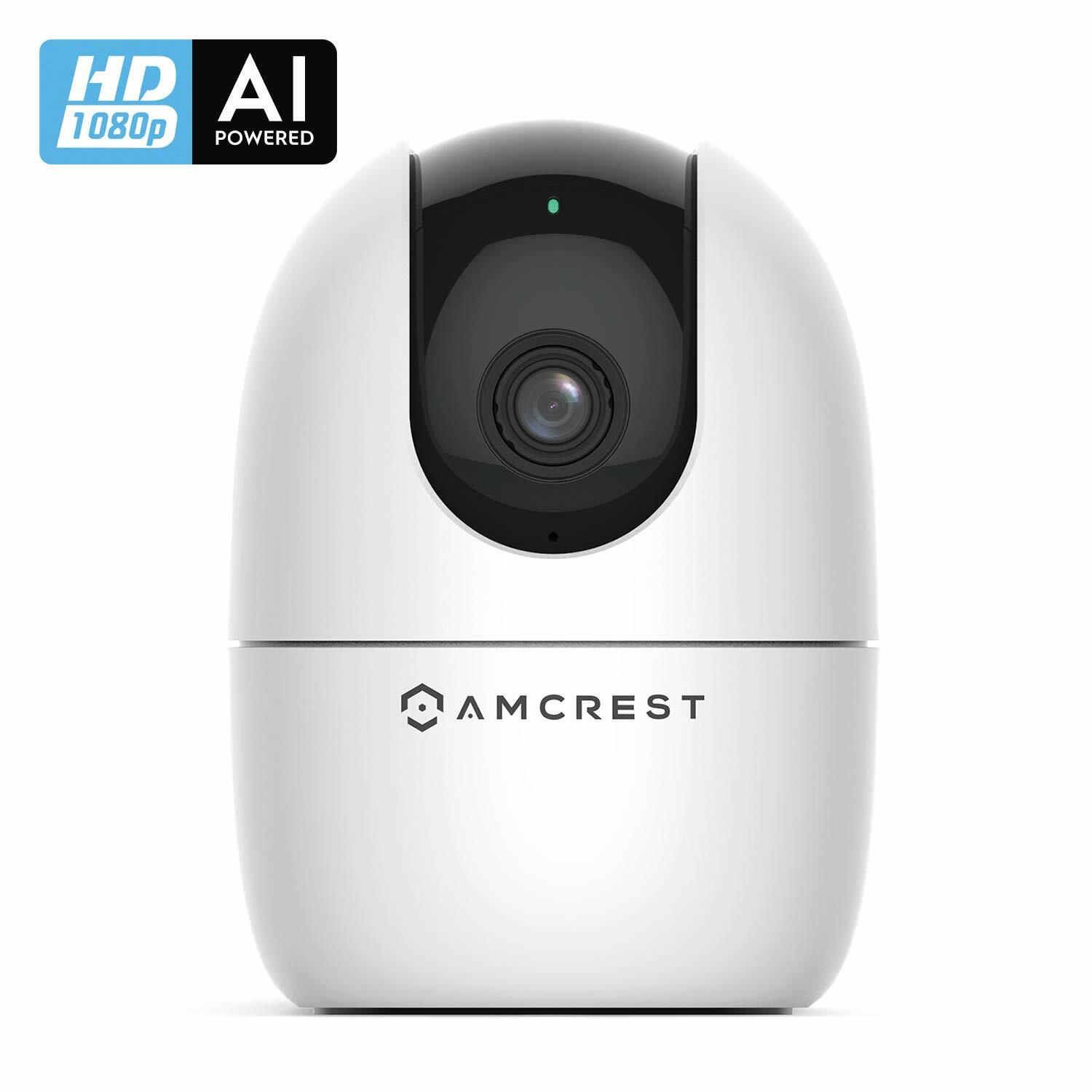 Amcrest 1080P Smart Home Wifi Security Camera Wireless Nanny Cam Baby Warranty