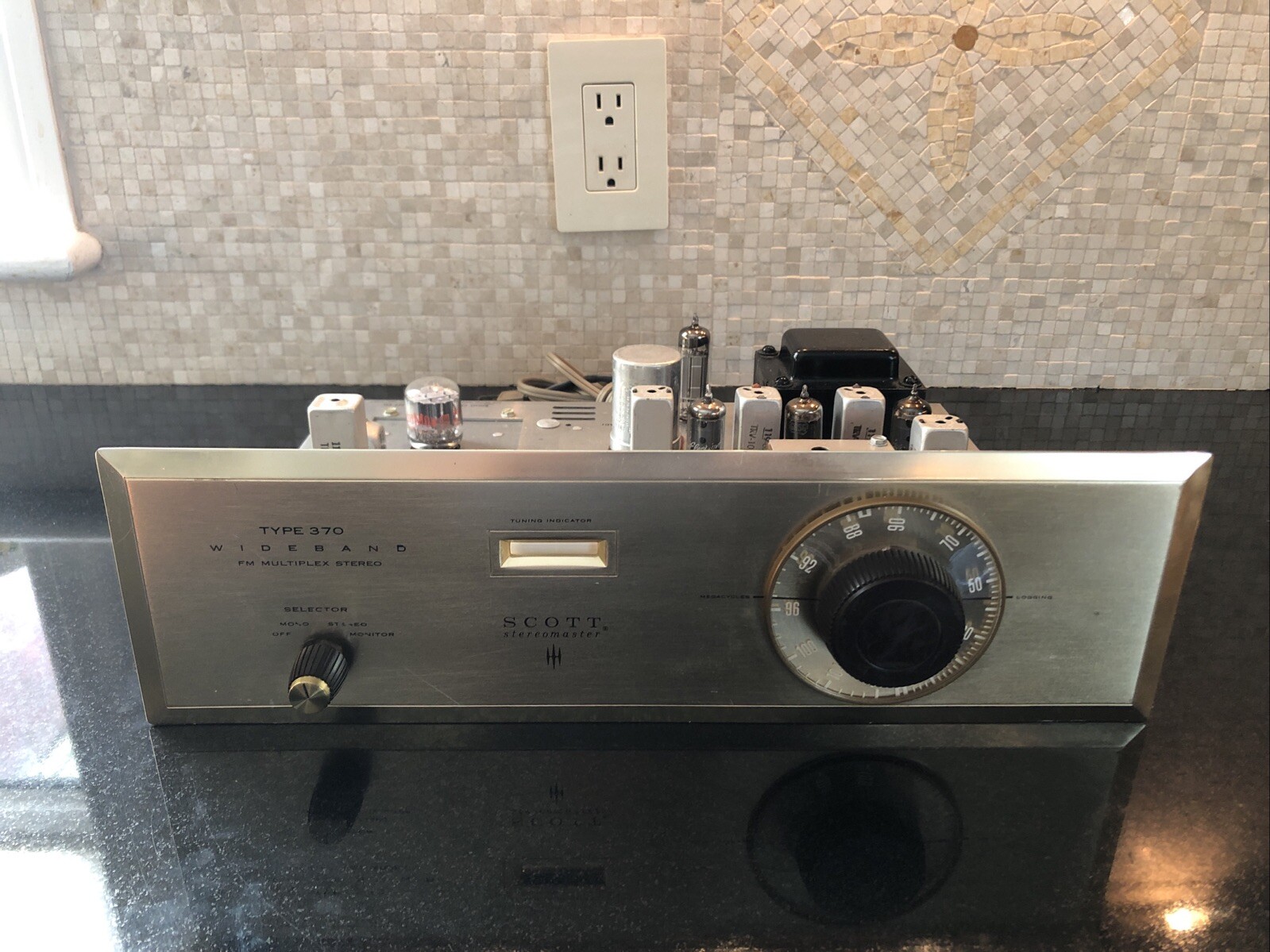Scott Stereomaster 370 FM Stereo Multiplex Tube Tuner # 172173