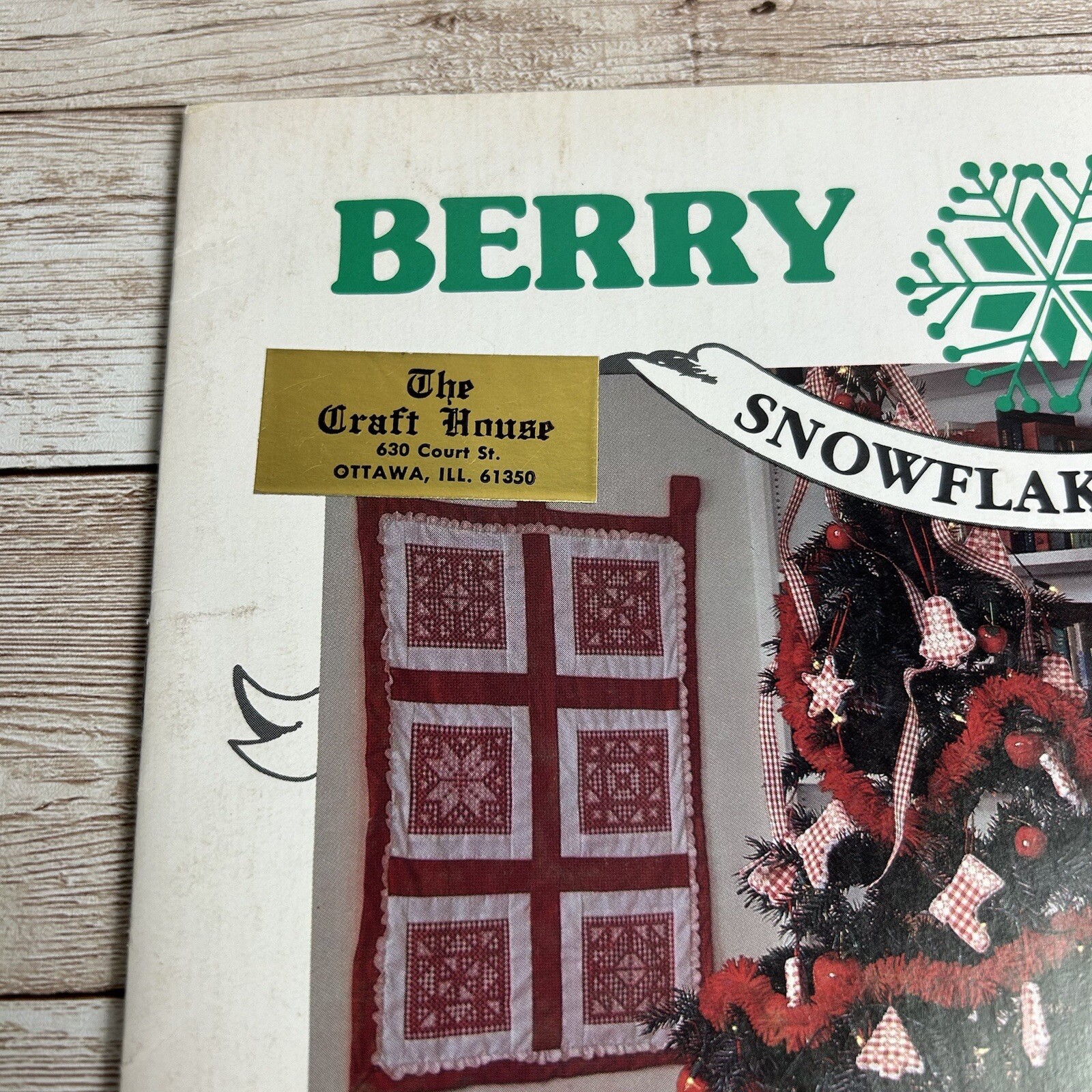 Berry Patch Snowflaking Two 10 Quilt Patterns Claire Bryant Christmas Vintage