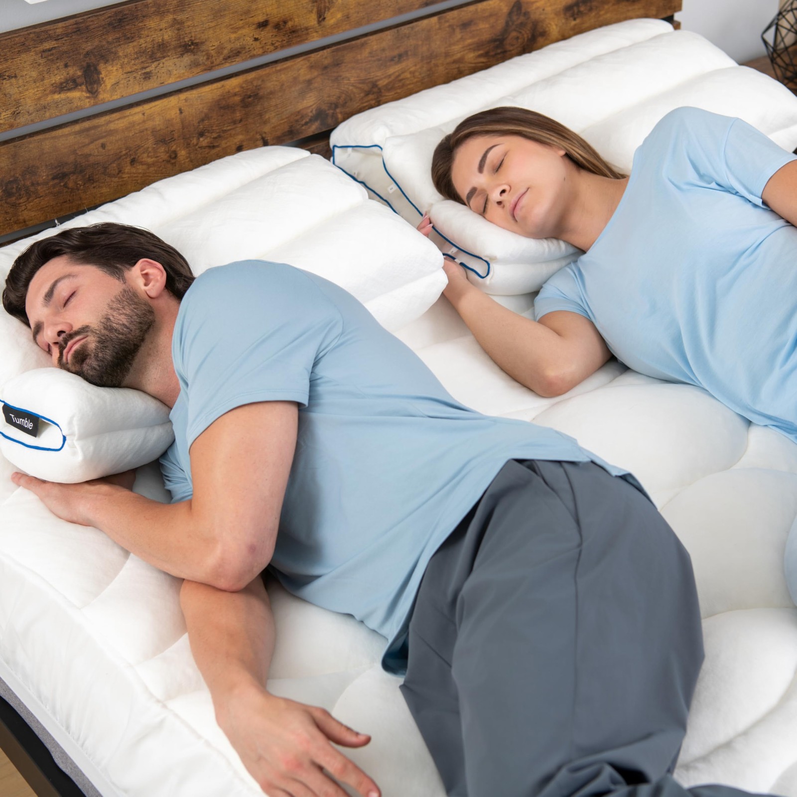TUMBLE Adjustable Memory Foam Cooling Pillow, Standard/Queen, 1 Pack