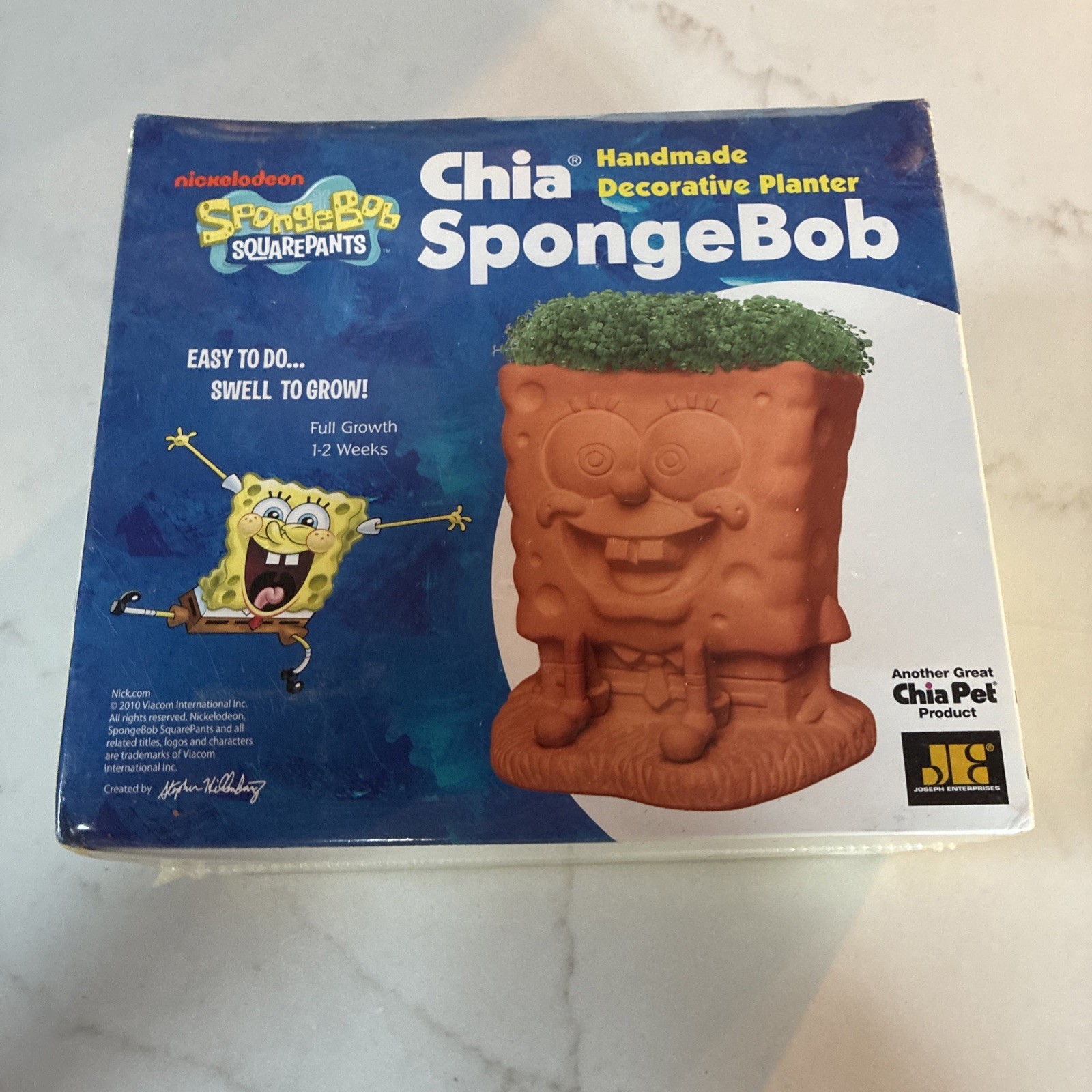 Nickelodeon Spongebob Chia/ Decorative planter 2010