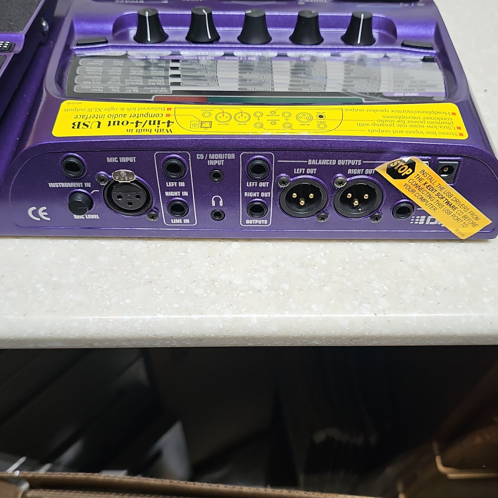 Digitech VX400 Multi Effect Guitar Vocal Processor In Original Box Tested