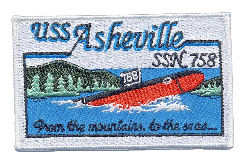 USS Asheville SSN 758 - SALE! REDUCE PRICE!!-  Submarine - Cat # A974