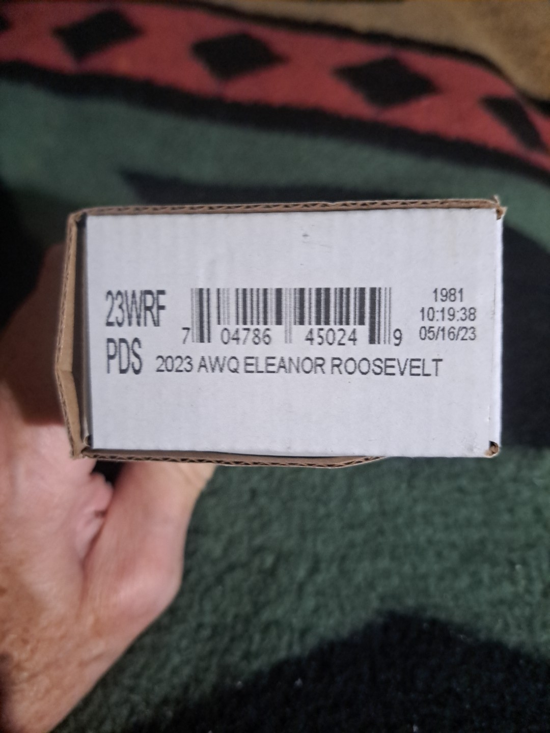 2023 PDS AWQ Eleanor Roosevelt Sealed 3 Roll Set OGP US Mint.
