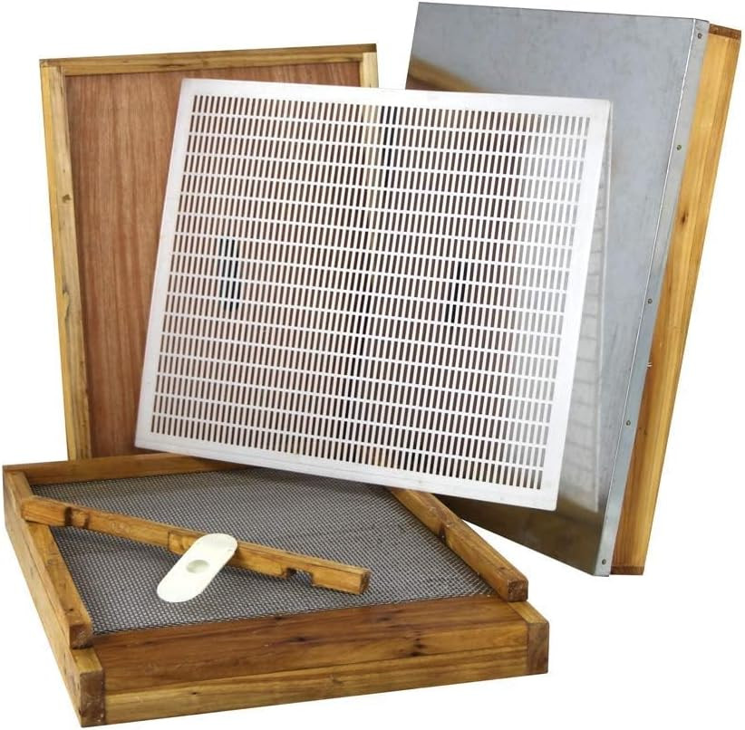 Hoover Hives 10 Frame Langstroth Beehive Parts Kit Dipped in 100% Beeswax Includ