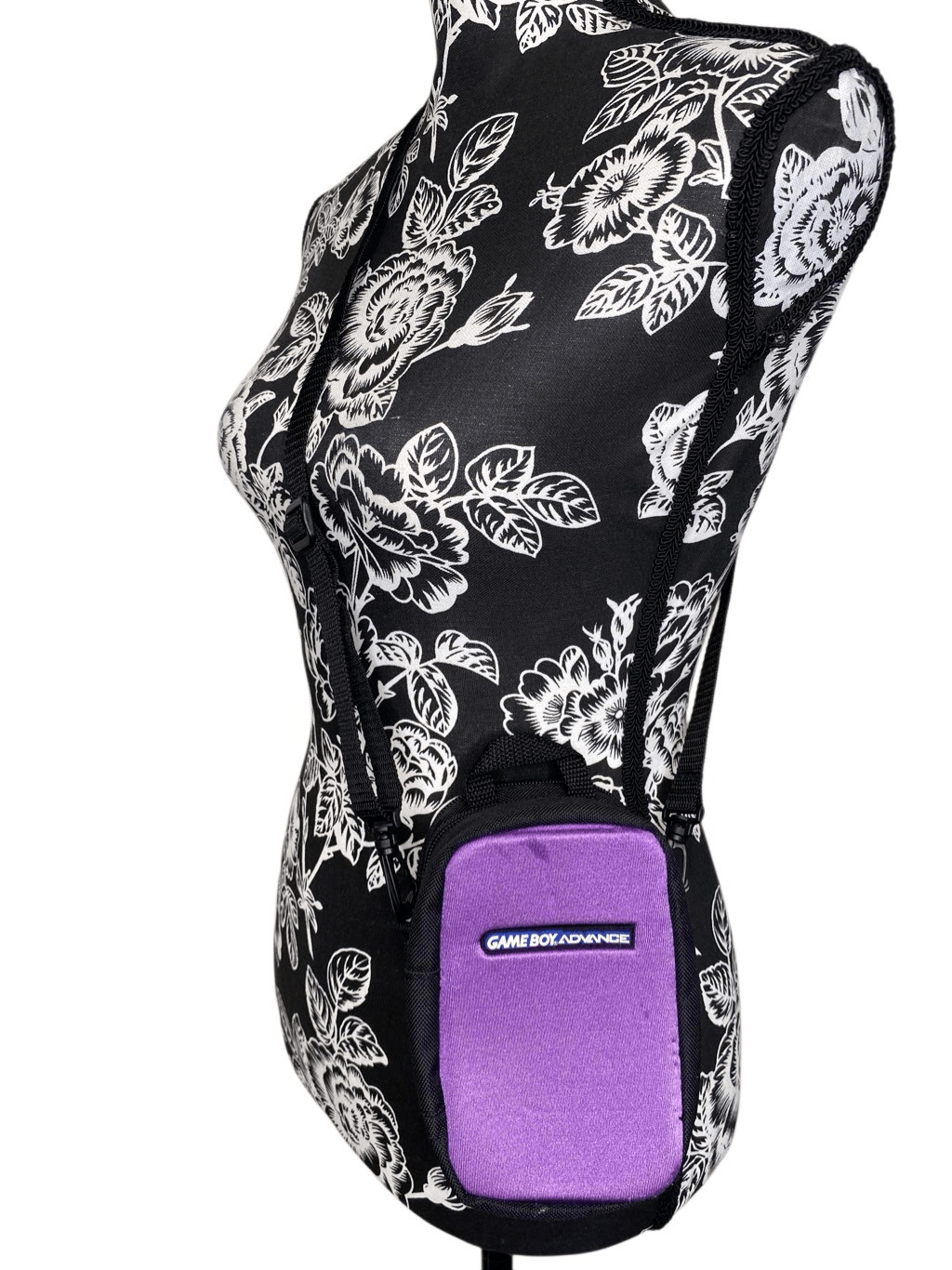 Nintendo Game Boy Advance Purple Carrying Case Travel Storage Bag Vintage Y2K
