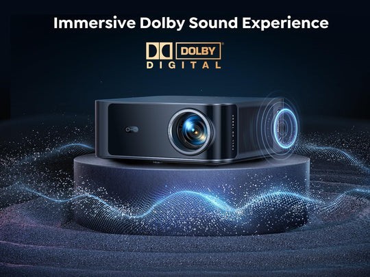 Toptro Projector X9-4K with WiFi6 2Way Bluetooth 4K Decoding36W Dolby Audio/AP
