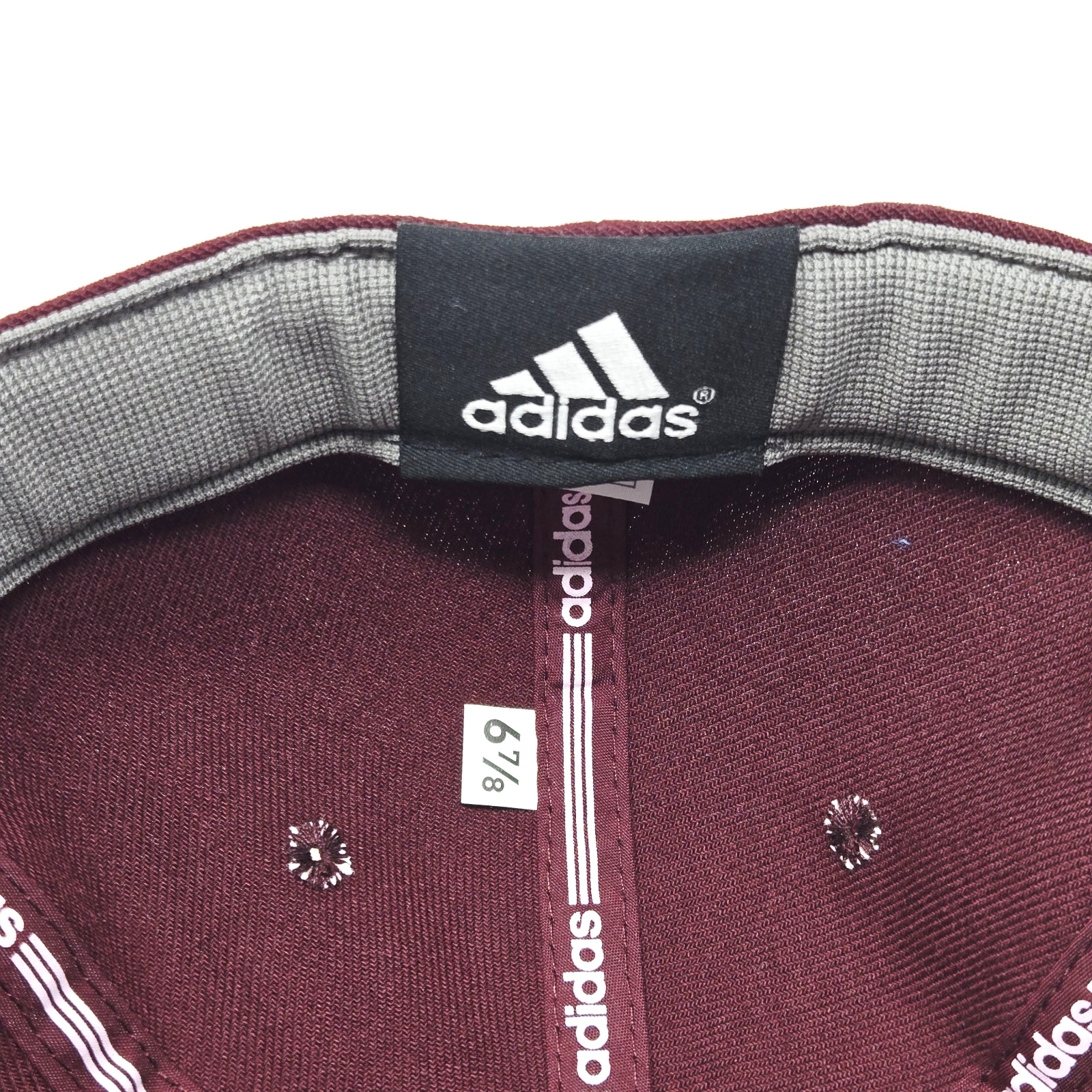 Mississippi State Flat Brim Fitted Climalite Adidas Hat - Size 6 7/8