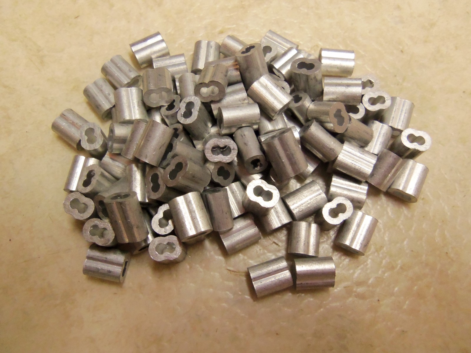 300 5/64 Aluminum Double Ferrules Sleeves Traps Trapping Snares (300 Pack)