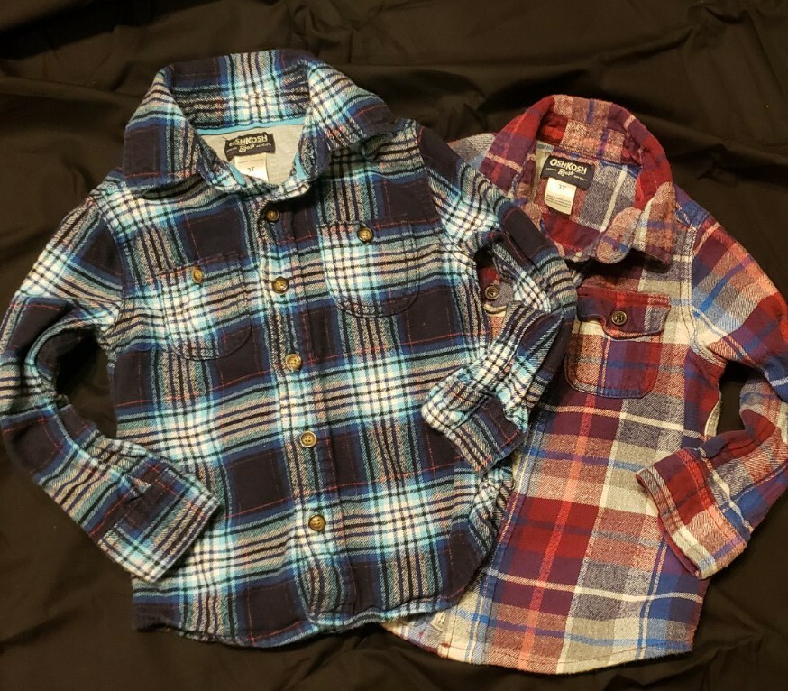 Oshkosh 3t Flannel Shirts
