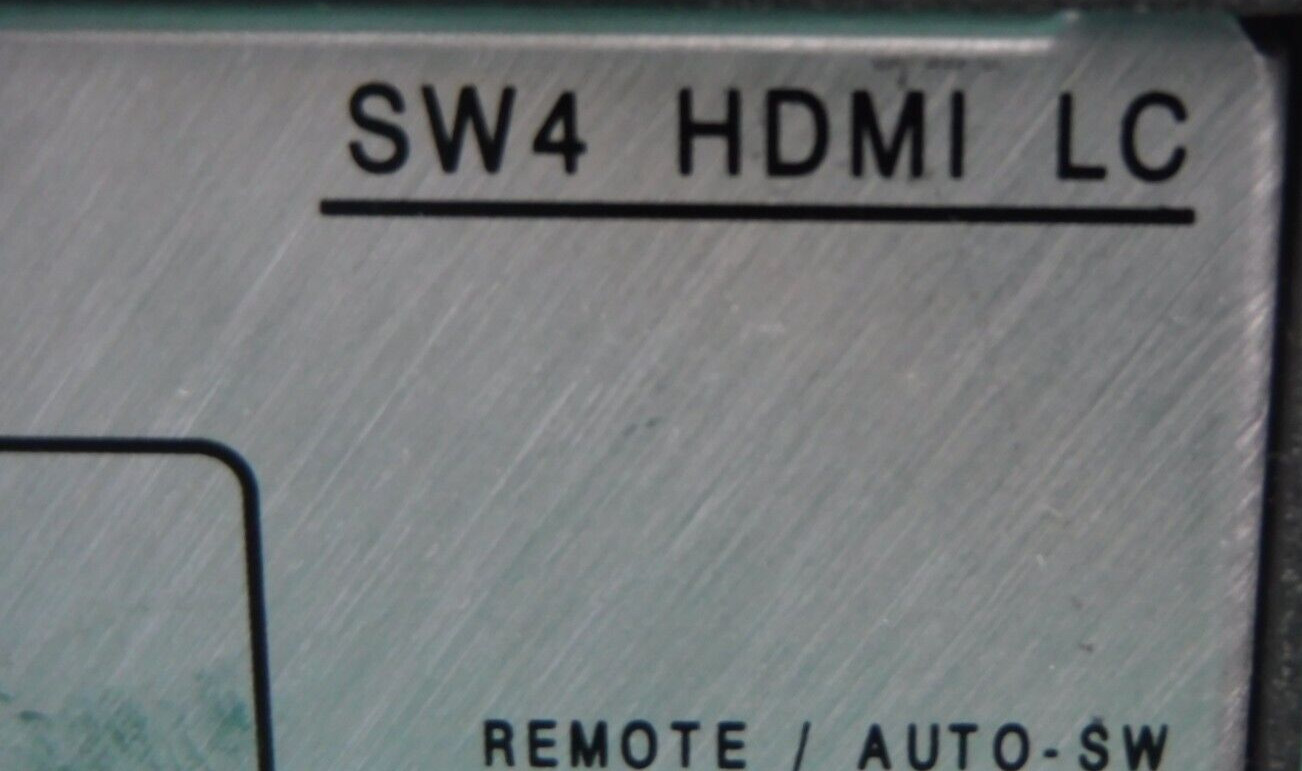 Extron SW4 HDMI LC Four Input HDMI Switcher
