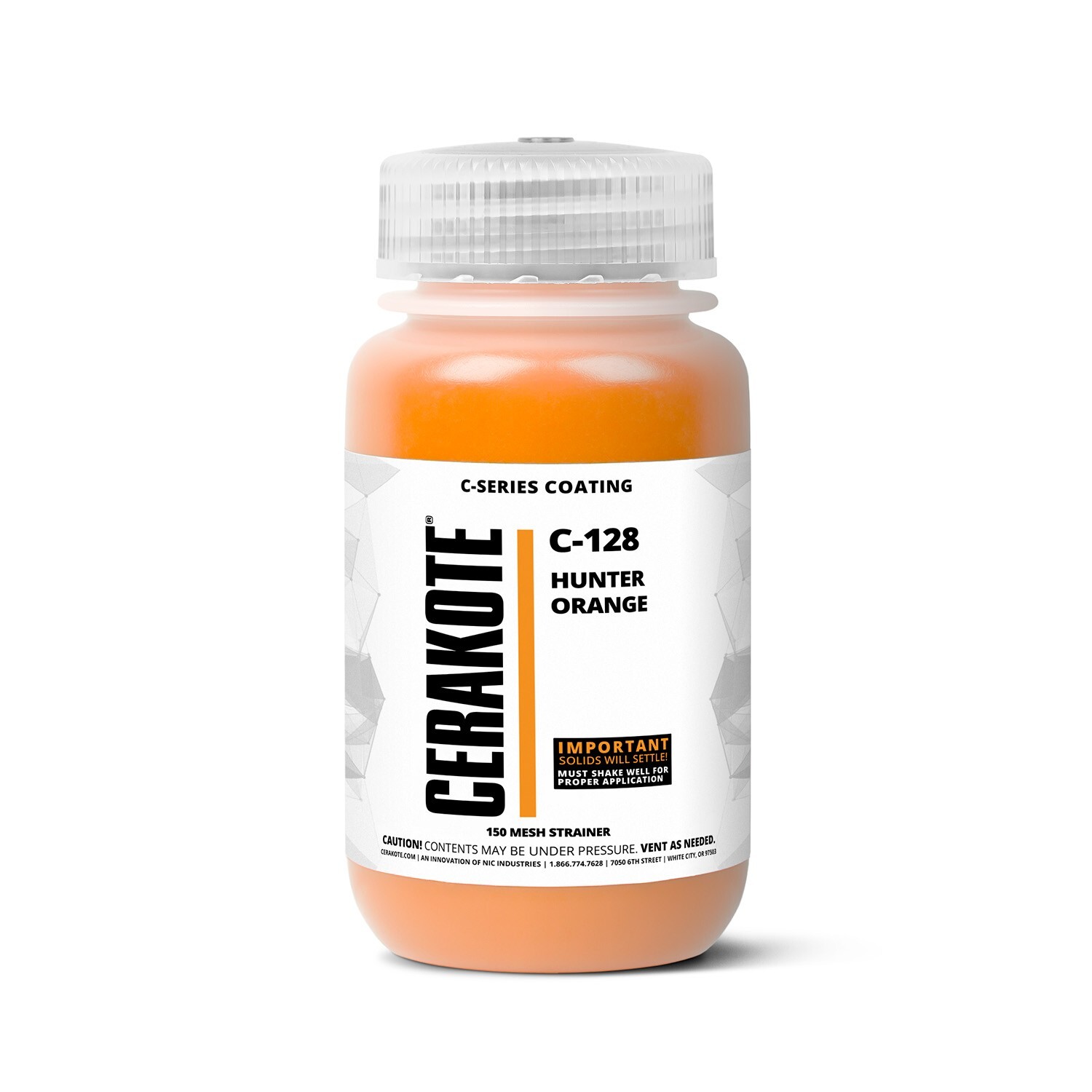CERAKOTE® C-SERIES Air Cure Ceramic Coating C-128 Hunter Orange (4oz)