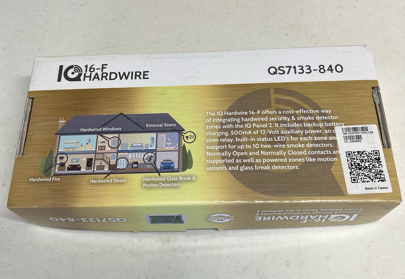 IQ IQ Hardwire 16-F Hardwire Zone Module for IQ Panel 2 QS7133-840