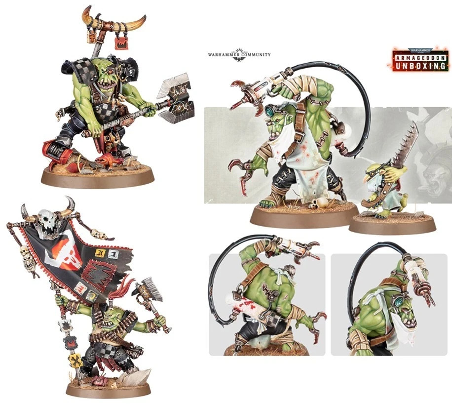 ORK PAINBOY BANNERKNOB BIGBOSS full sprue Armageddon Orks (#121)